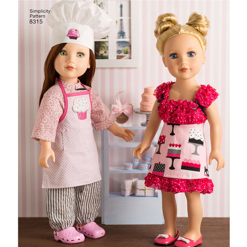 Simplicity 18" Doll Clothes