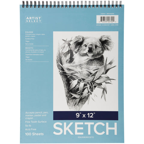 Pro Art Sketch Pad 9"X12"