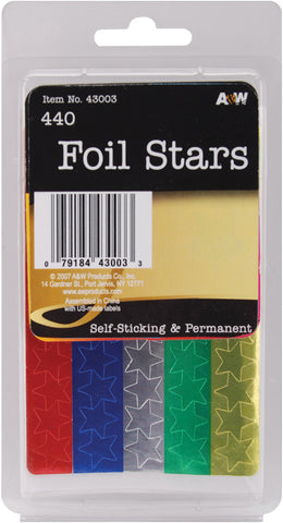 Foil Star Stickers