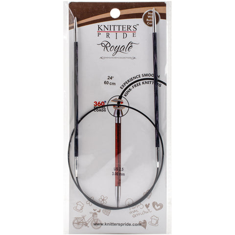 Knitter's Pride-Royale Fixed Circular Needles 24"