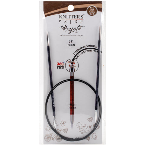 Knitter's Pride-Royale Fixed Circular Needles 32"