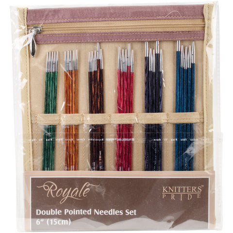 Knitter's Pride-Royale Double Pointed Needles Set 6"
