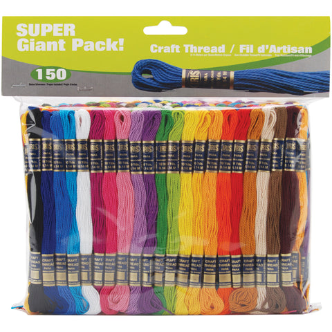 Iris Craft Thread Super Giant Pack 9.9yd 150/Pkg