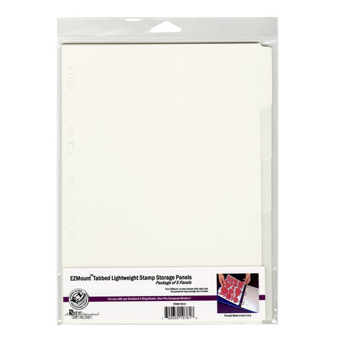 EZMount Tabbed Lightweight Stamp Storage Panels 5/Pkg