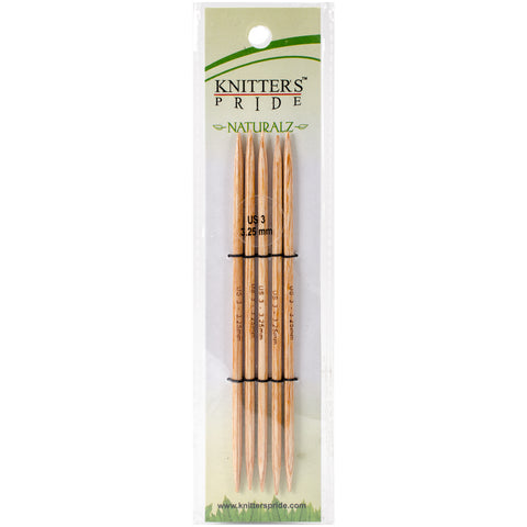 Knitter's Pride-Naturalz Double Pointed Needles 5"