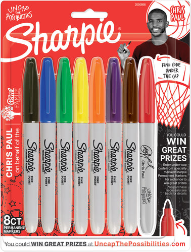 Sharpie Special Edition Fine Point Permanent Markers 8/Pkg