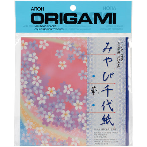 Origami Paper 5.875"X5.875" 40/Pkg