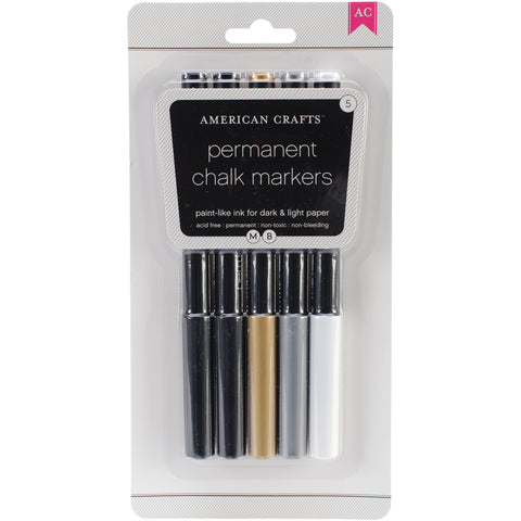 DIY Shop Permanent Chalk Markers 5/Pkg