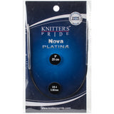 Knitter's Pride-Nova Platina Fixed Circular Needles 10"