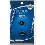 Knitter's Pride-Nova Platina Fixed Circular Needles 10"