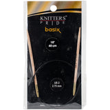 Knitter's Pride-Basix Fixed Circular Needles 16"