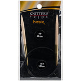 Knitter's Pride-Basix Fixed Circular Needles 16"