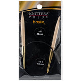 Knitter's Pride-Basix Fixed Circular Needles 16"