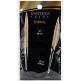 Knitter's Pride-Basix Fixed Circular Needles 16"