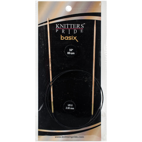 Knitter's Pride-Basix Fixed Circular Needles 32"
