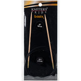 Knitter's Pride-Basix Fixed Circular Needles 40"