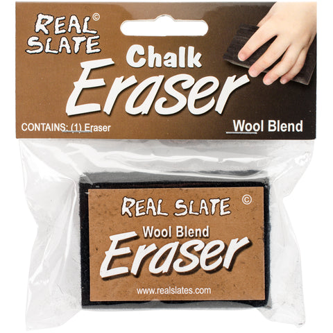 Real Slate Felt Chalk Eraser 2"X3"X.875"