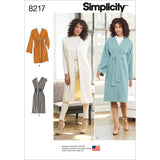 Simplicity Misses & Miss Petite Lined Coat Or Vest