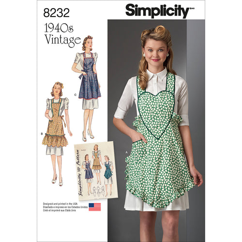 Simplicity 1940S Vintage Aprons