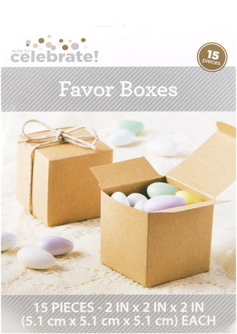 Simplicity Way To Celebrate Miniature Favor Boxes 15/Pkg