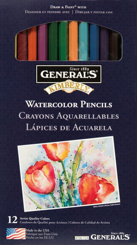 Kimberly Watercolor Pencils 12/Pkg