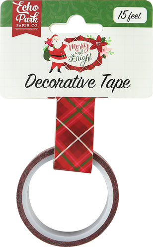 Merry & Bright Decorative Tape 15'
