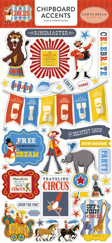 Circus Chipboard 6&quot;X13&quot;
