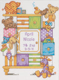 Dimensions/Baby Hugs Counted Cross Stitch Kit 9"X12"
