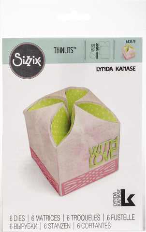 Sizzix Thinlits Dies By Lynda Kanase 6/Pkg