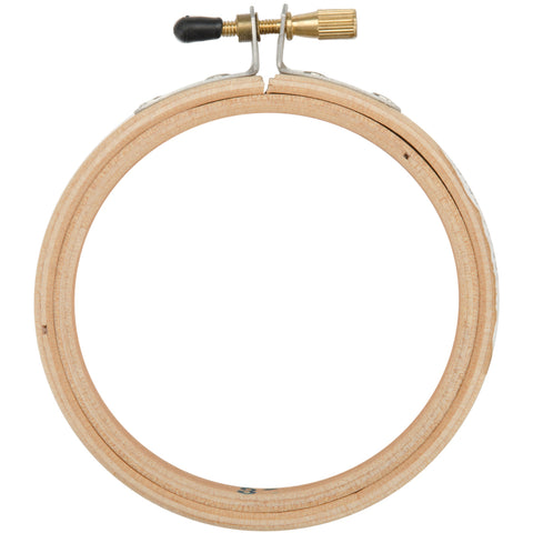 Frank A. Edmunds Wood Embroidery Hoop W/Round Edges 3"