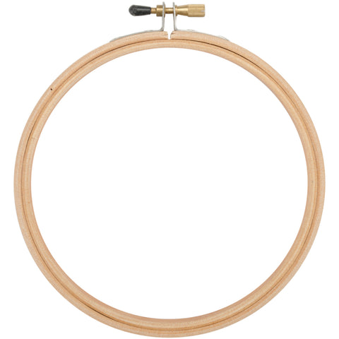 Frank A. Edmunds Wood Embroidery Hoop W/Round Edges 4"