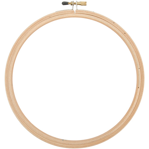 Frank A. Edmunds Wood Embroidery Hoop W/Round Edges 7"