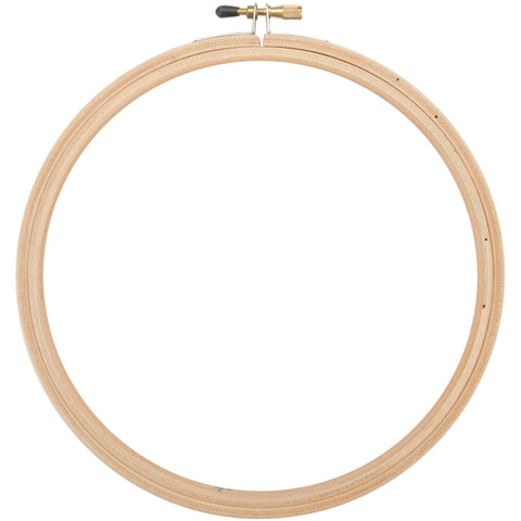 Frank A. Edmunds Wood Embroidery Hoop W/Round Edges 8"