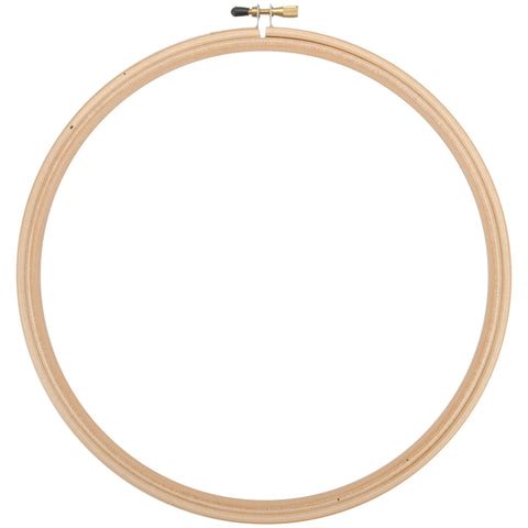 Frank A. Edmunds Wood Embroidery Hoop W/Round Edges 9"