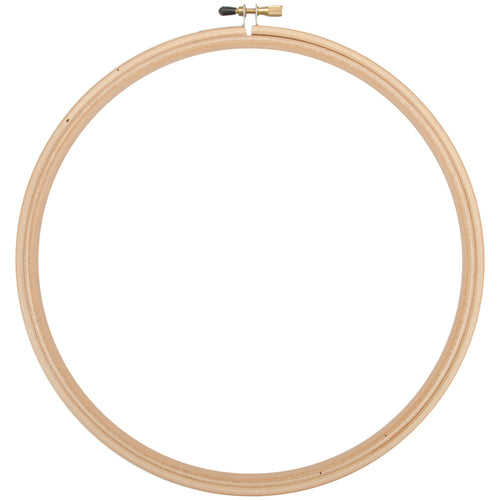 Frank A. Edmunds Wood Embroidery Hoop W/Round Edge 12"