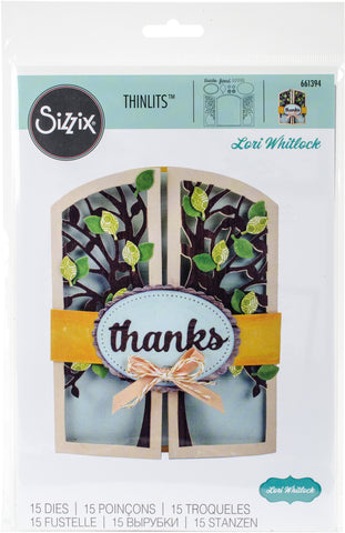 Sizzix Thinlits Dies By Lori Whitlock 15/Pkg