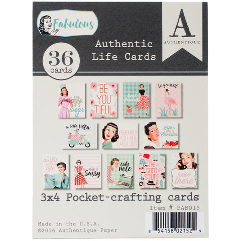Fabulous Authentic Life Cards