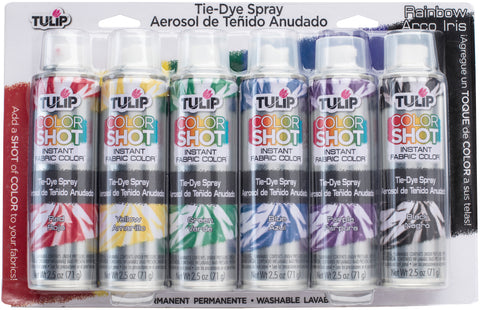Tulip ColorShot Instant Fabric Color Spray Tie-Dye Kit