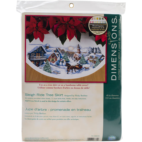 Dimensions Counted Cross Stitch Kit 45" Round