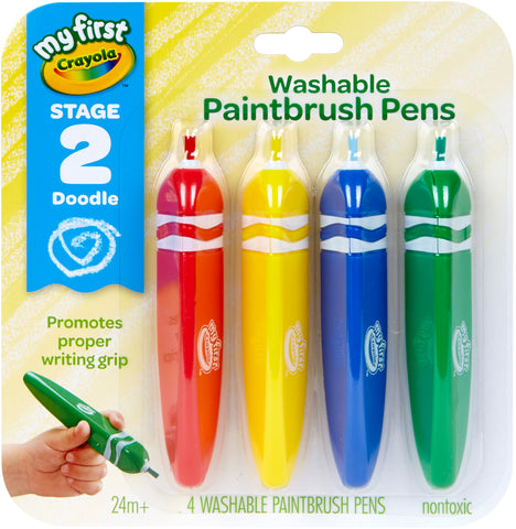 Crayola My First Tripod Grip Paintbrush Pens