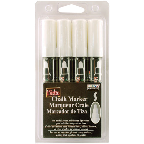 Bistro Chalk Marker Broad Tip Set 4/Pkg