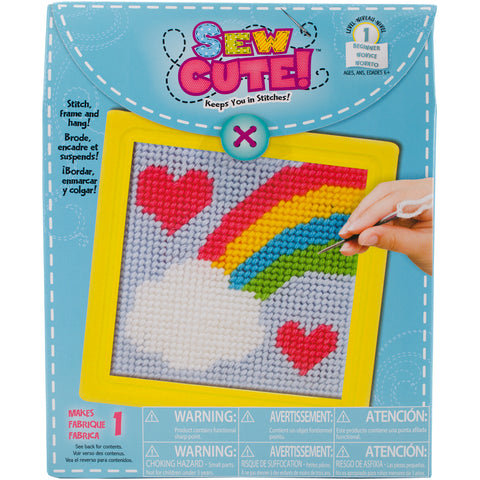 Sew Cute! Rainbow Needlepoint Kit