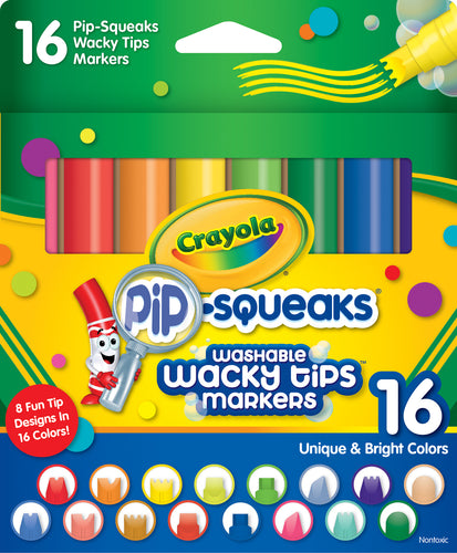Crayola Pip-Squeaks Washable Wacky Tip Markers