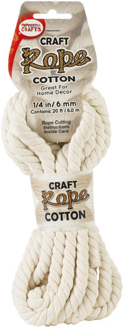 Cotton Craft Rope .25"X18'