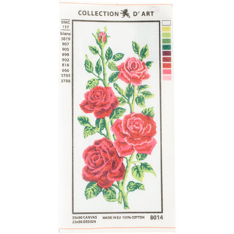 Collection D'Art Needlepoint Printed Tapestry Canvas 60X30cm