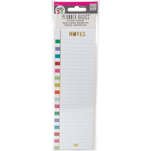 Happy Planner Sticky Note Pad W/20 Sheets 8"X2.5"
