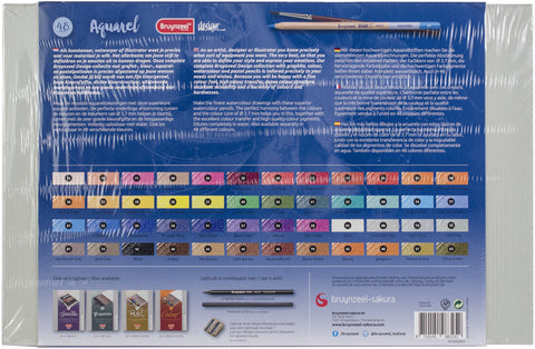 Bruynzeel Desigh Aquarelle Pencil Set 48/Pkg
