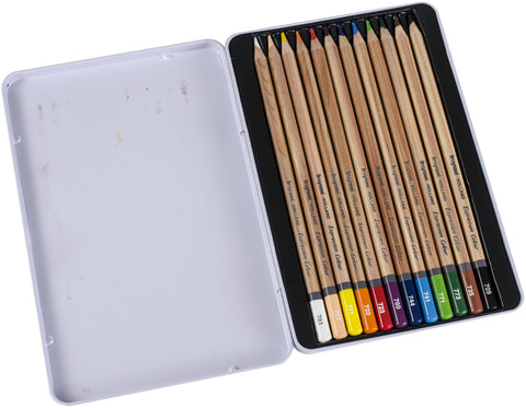 Bruynzeel Expression Colour Pencil Set W/Tin 12/Pkg