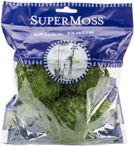 Super Moss Moss Balls 2.5" 3/Pkg