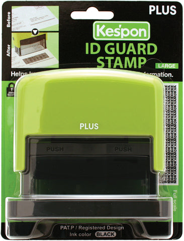Kes'pon Large ID Guard Stamp 2.75"X1"